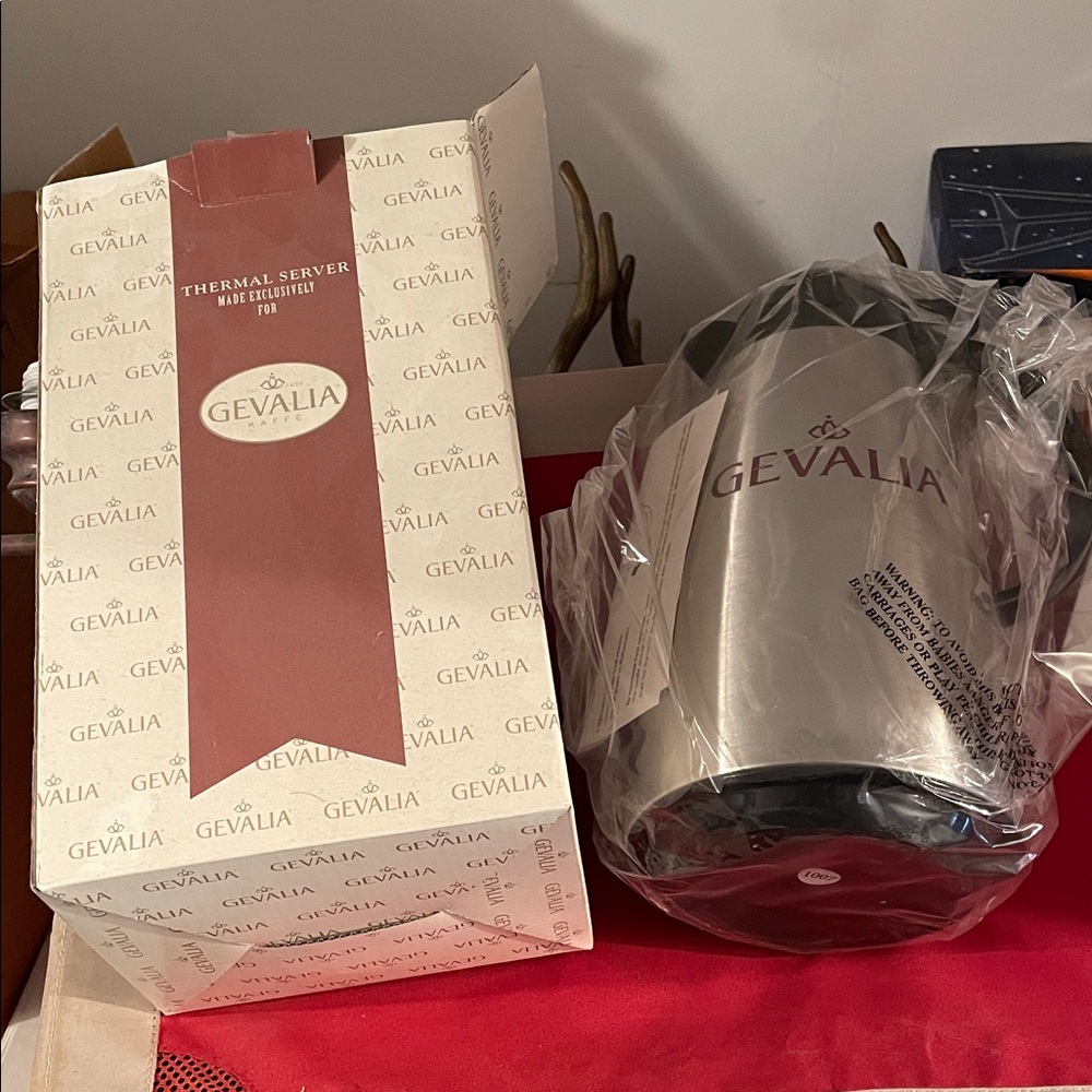 Gevalia Silver Thermal Coffee Server